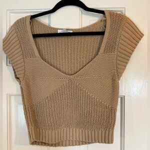 & Other Stories Cropped Sweater Tank